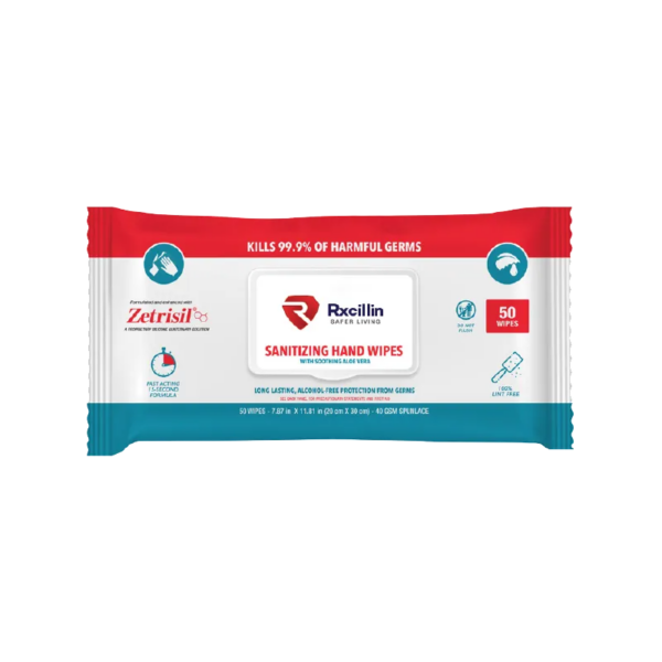 Rxcillin Sanitizing Hand Wipes - Image 5