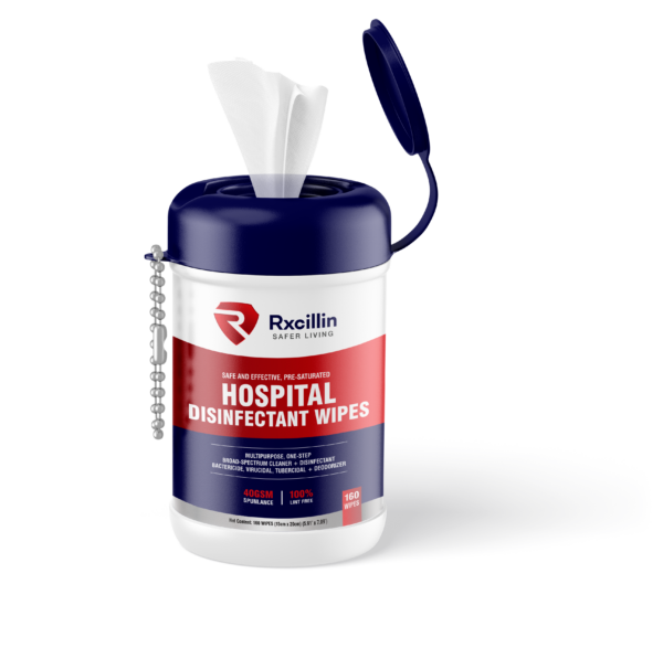 Rxcillin Hospital Disinfectant Wipes - Image 4