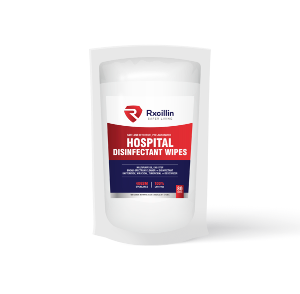 Rxcillin Hospital Disinfectant Wipes - Image 2