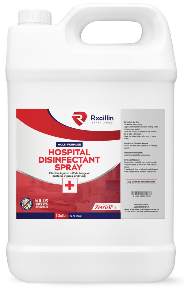 Rxcillin Hospital Disinfectant Spray