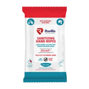 Home rxcillin sanitizing hand wipes